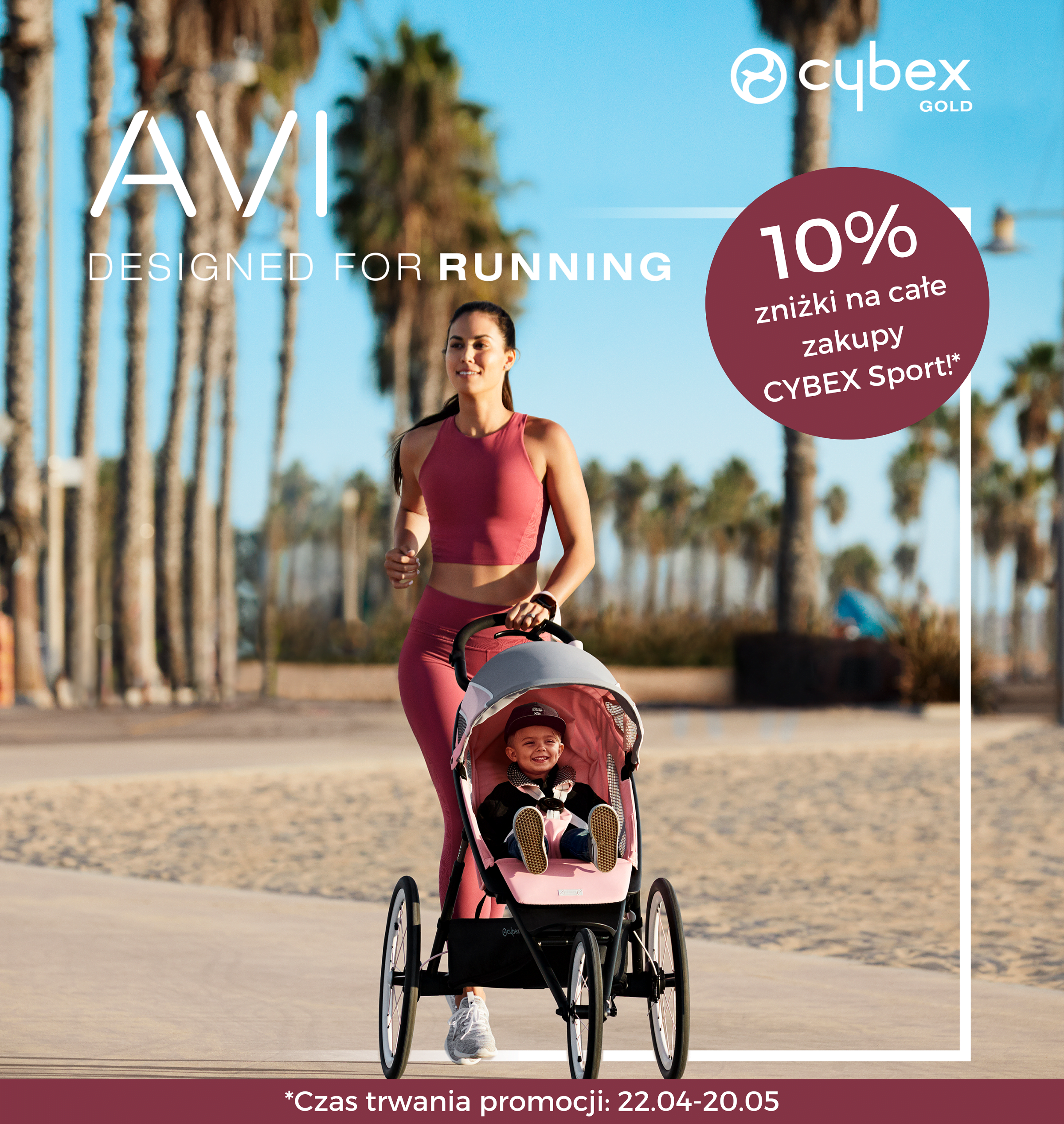 Wiosenna promocja! 10% na całe zakupy CYBEX Sport