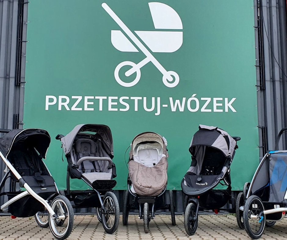 Aktywność fizyczna po ciąży. Przykłady wózków do biegania ułatwiających aktywność.