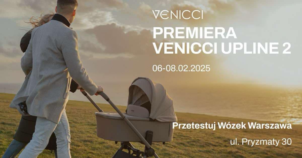 Premiera nowego wózka od Venicci w sklepie Przetestuj-Wózek!