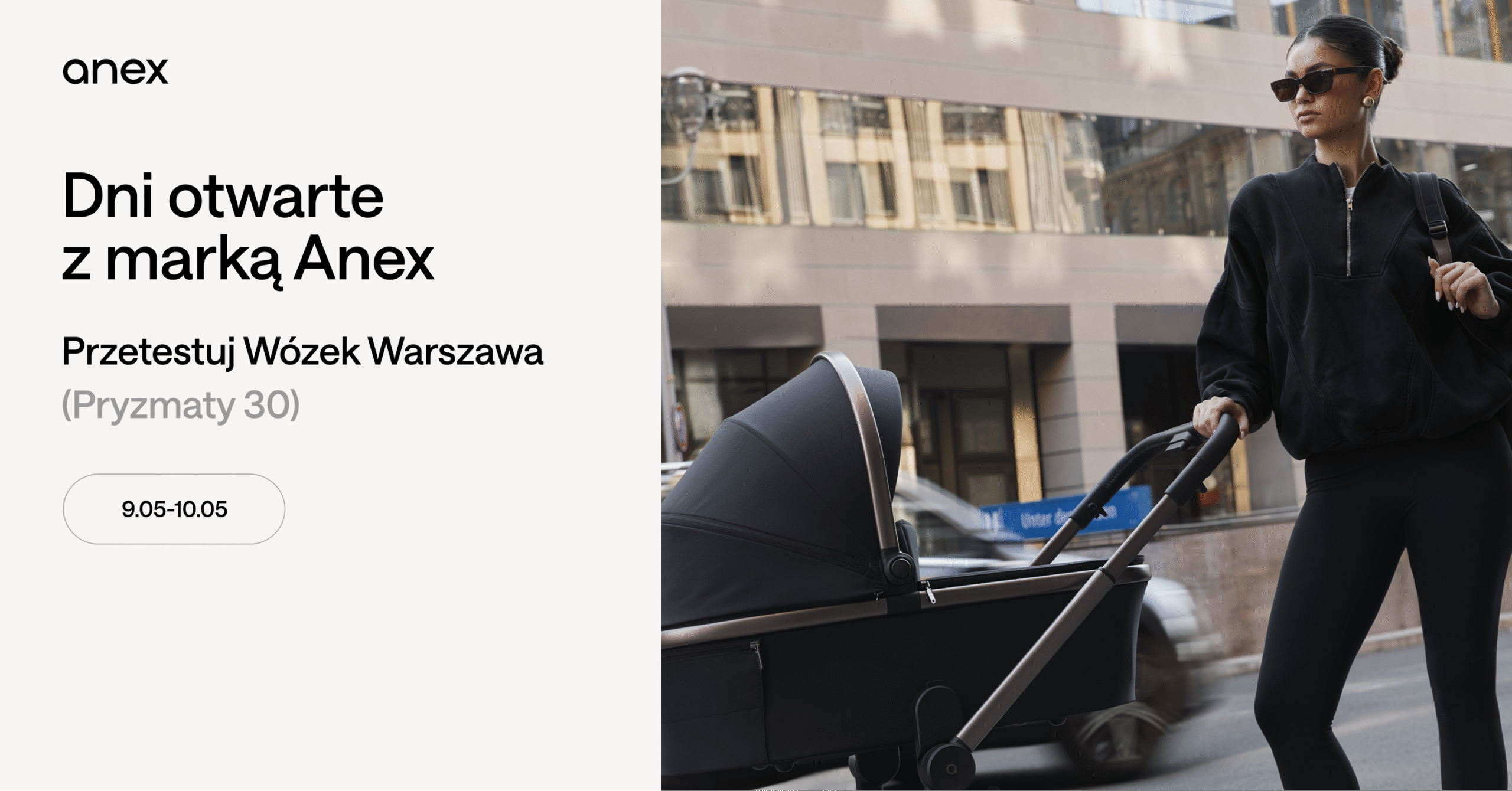 Poznaj markę Anex podczas dni otwartych w Przetestuj-Wózek!
